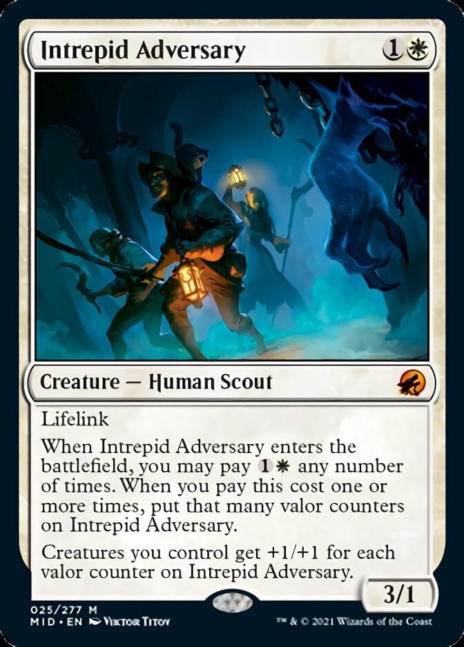 Intrepid Adversary [Innistrad: Midnight Hunt] | Dumpster Cat Games