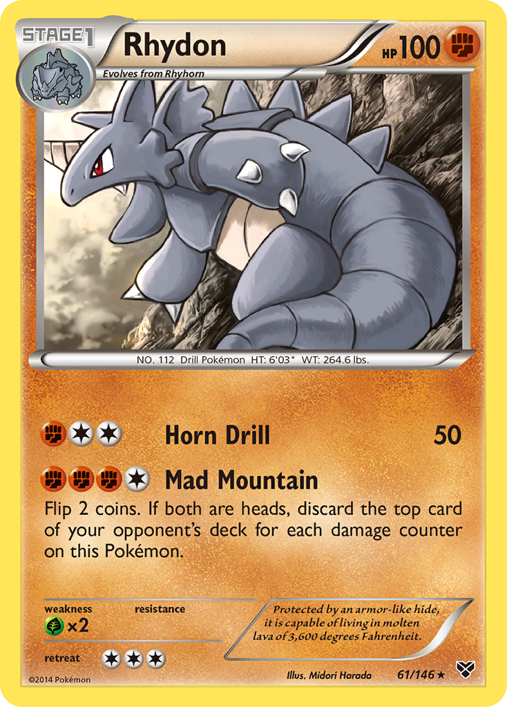 Rhydon (61/146) [XY: Base Set] | Dumpster Cat Games