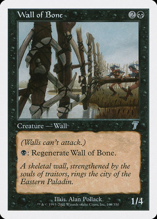 Wall of Bone [Seventh Edition] | Dumpster Cat Games