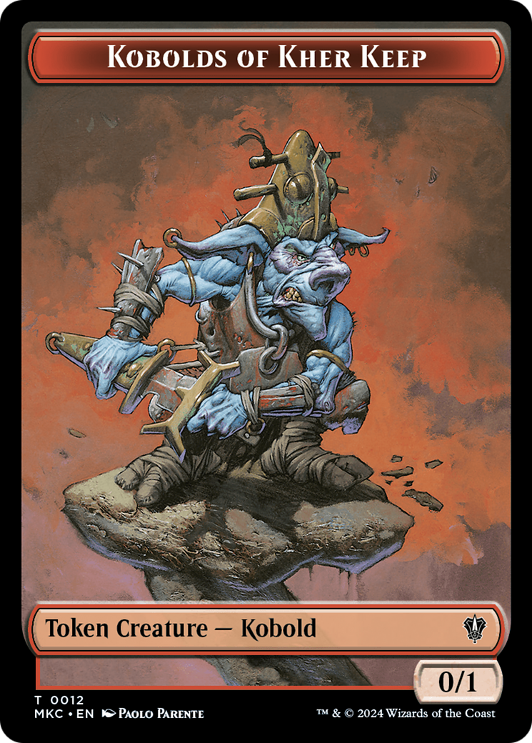 Soldier // Kobolds of Kher Keep Double-Sided Token [Murders at Karlov Manor Commander Tokens] | Dumpster Cat Games