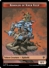 Gold // Kobolds of Kher Keep Double-Sided Token [Murders at Karlov Manor Commander Tokens] | Dumpster Cat Games