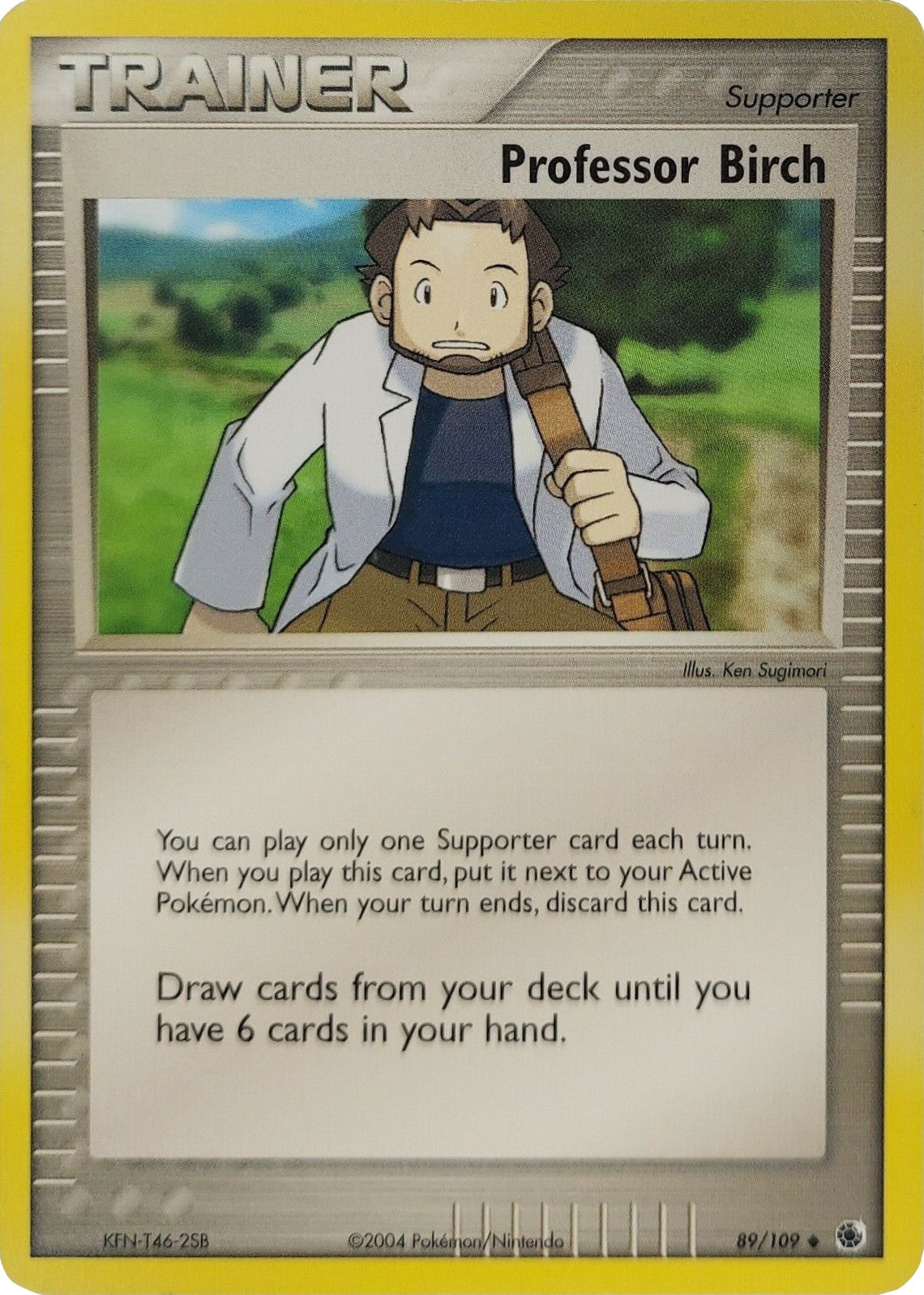 Professor Birch (89/109) [EX: Battle Stadium] | Dumpster Cat Games