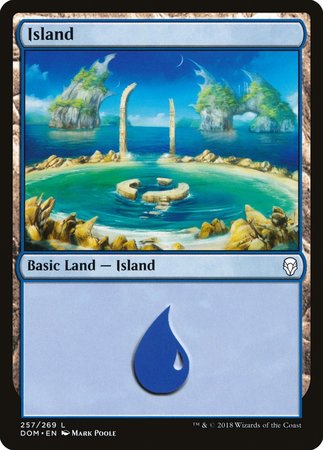 Island (257) [Dominaria] | Dumpster Cat Games