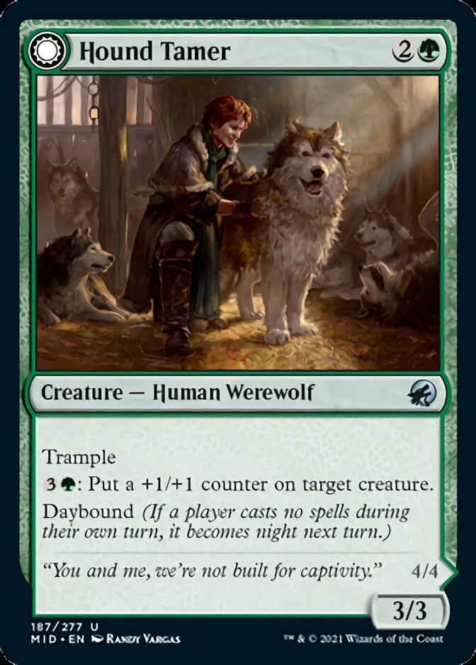 Hound Tamer // Untamed Pup [Innistrad: Midnight Hunt] | Dumpster Cat Games