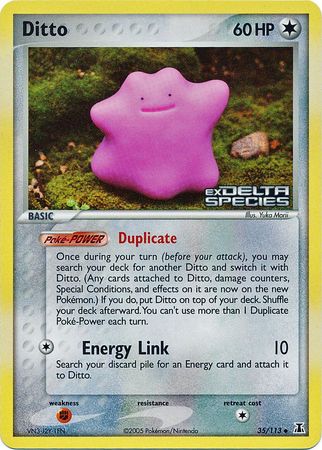 Ditto (35/113) (Stamped) [EX: Delta Species] | Dumpster Cat Games