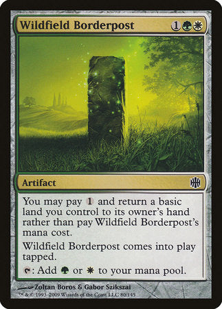 Wildfield Borderpost [Alara Reborn] | Dumpster Cat Games