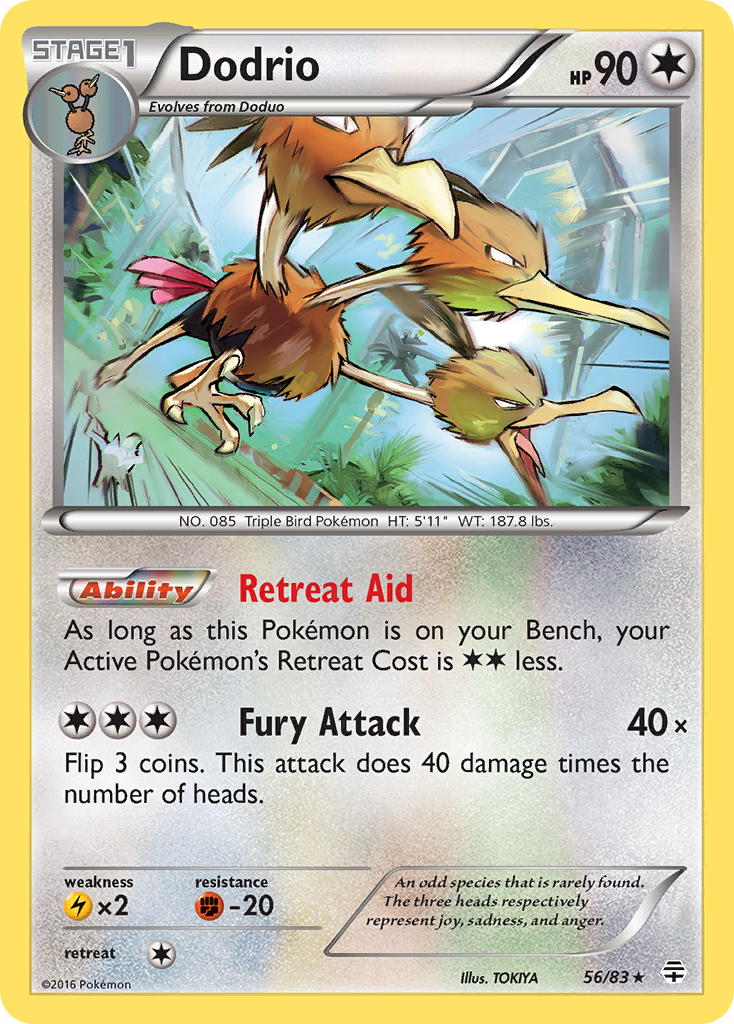 Dodrio (56/83) [XY: Generations] | Dumpster Cat Games