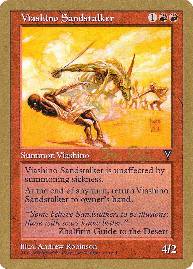 Viashino Sandstalker (Ben Rubin) [World Championship Decks 1998] | Dumpster Cat Games