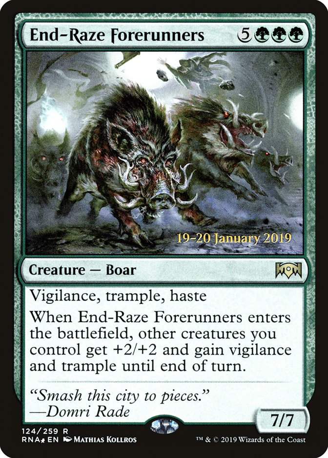 End-Raze Forerunners [Ravnica Allegiance Prerelease Promos] | Dumpster Cat Games