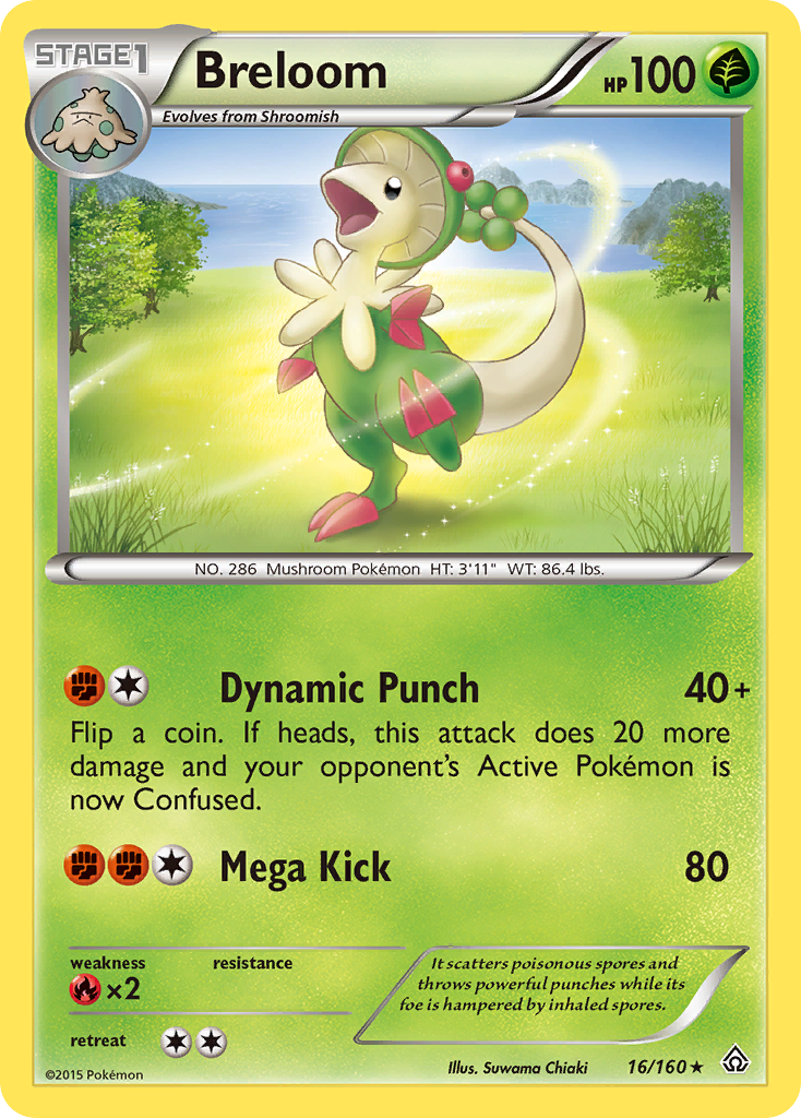 Breloom (16/160) [XY: Primal Clash] | Dumpster Cat Games