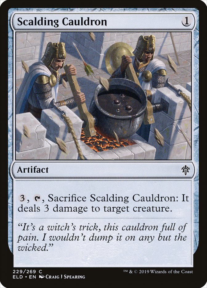 Scalding Cauldron [Throne of Eldraine] | Dumpster Cat Games