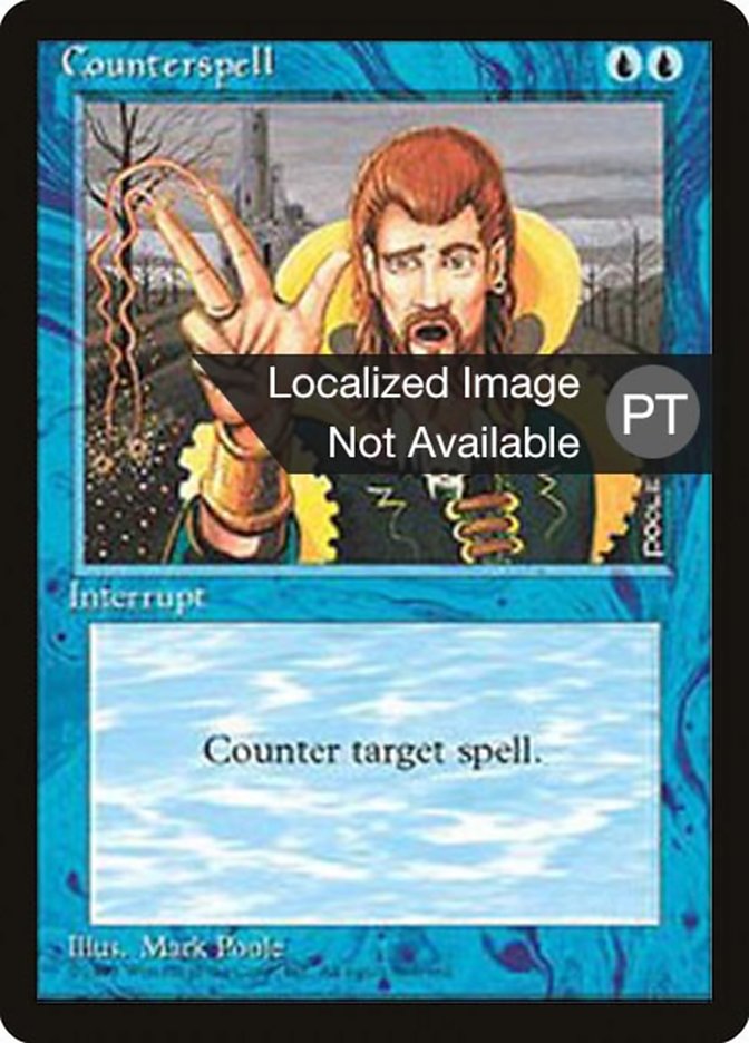 Counterspell [Fourth Edition (Foreign Black Border)] | Dumpster Cat Games