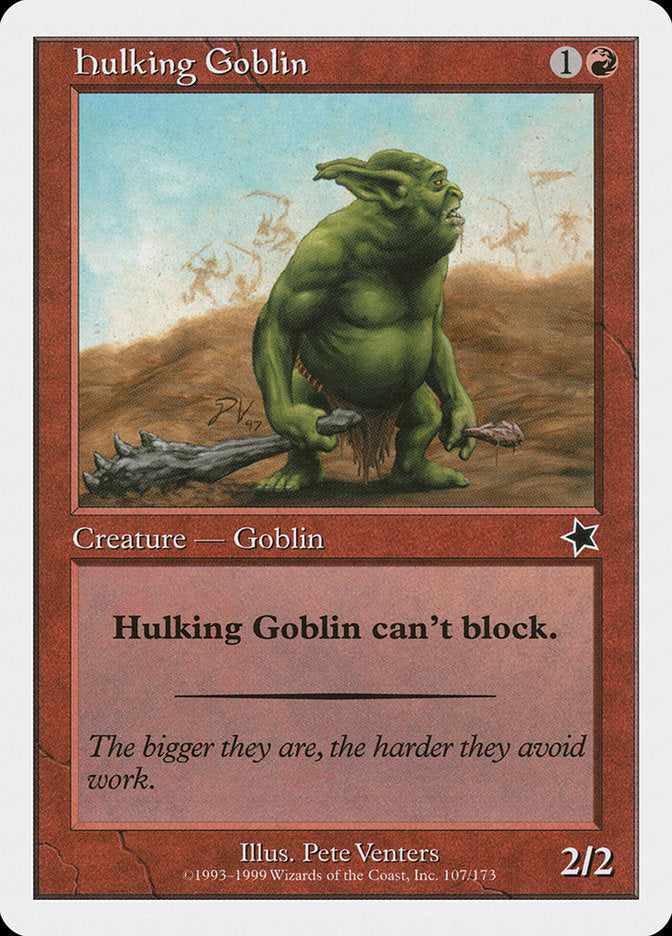 Hulking Goblin [Starter 1999] | Dumpster Cat Games