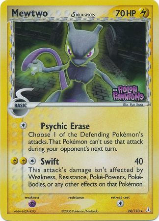 Mewtwo (24/110) (Delta Species) (Stamped) [EX: Holon Phantoms] | Dumpster Cat Games