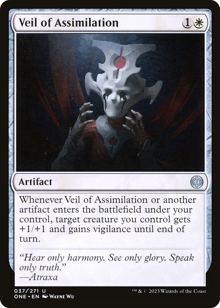 Veil of Assimilation [Phyrexia: All Will Be One] | Dumpster Cat Games