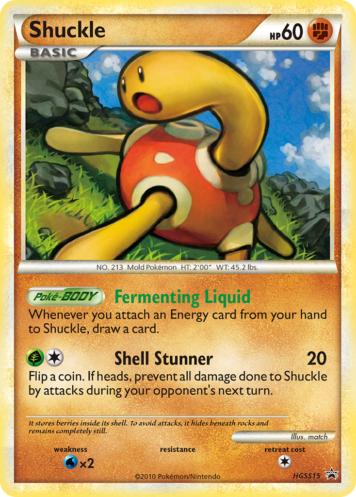 Shuckle (HGSS15) [HeartGold & SoulSilver: Black Star Promos] | Dumpster Cat Games