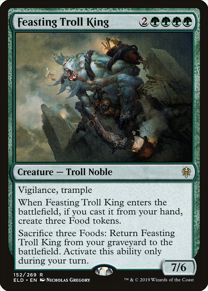 Feasting Troll King [Throne of Eldraine] | Dumpster Cat Games