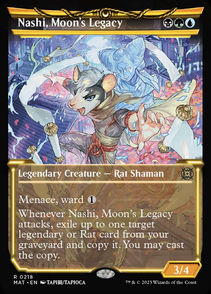 Nashi, Moon's Legacy (Showcase Halo Foil) [March of the Machine: The Aftermath] | Dumpster Cat Games