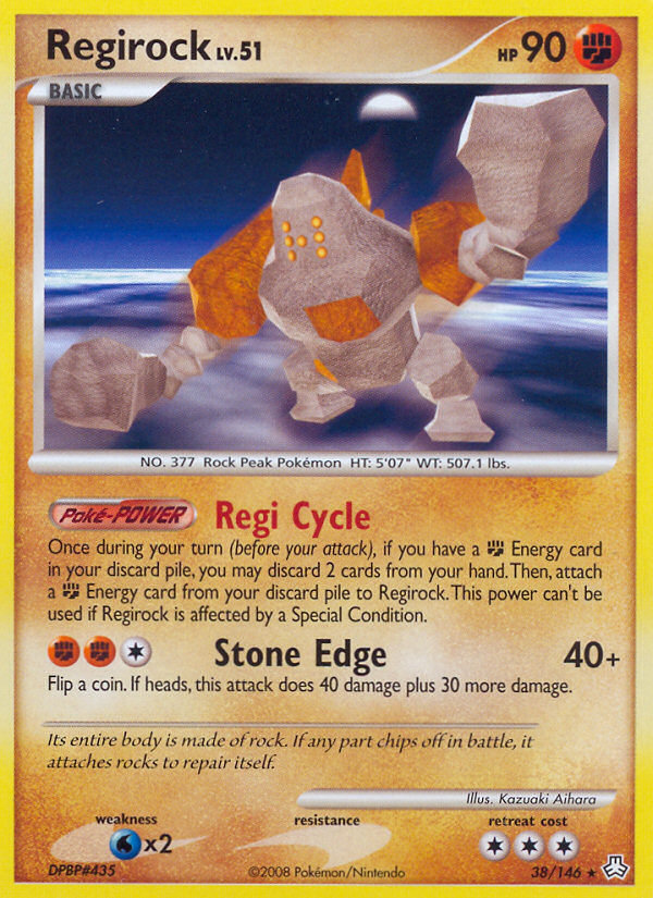 Regirock (38/146) [Diamond & Pearl: Legends Awakened] | Dumpster Cat Games