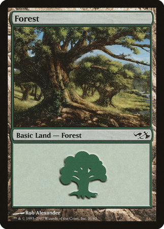 Forest (31) [Duel Decks: Elves vs. Goblins] | Dumpster Cat Games