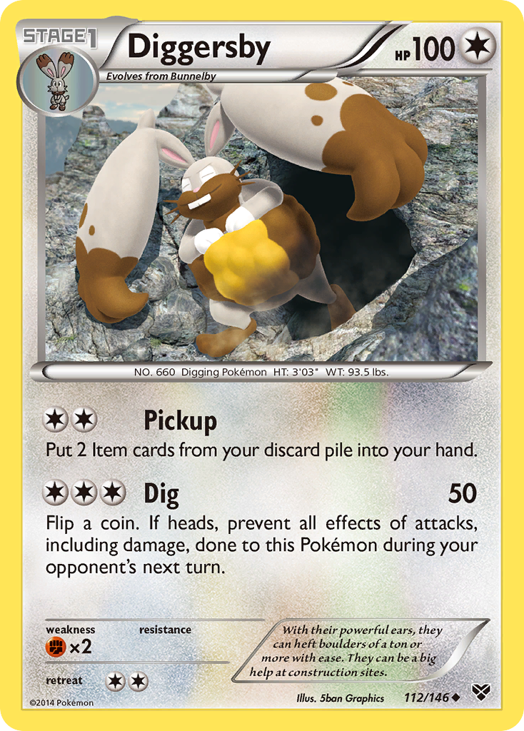 Diggersby (112/146) [XY: Base Set] | Dumpster Cat Games