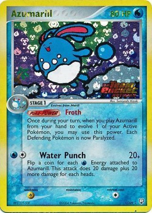 Azumarill (1/109) (Stamped) [EX: Team Rocket Returns] | Dumpster Cat Games