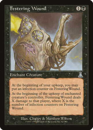 Festering Wound [Urza's Destiny] | Dumpster Cat Games