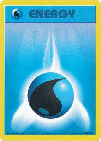 Water Energy (102/102) [Base Set Shadowless Unlimited] | Dumpster Cat Games