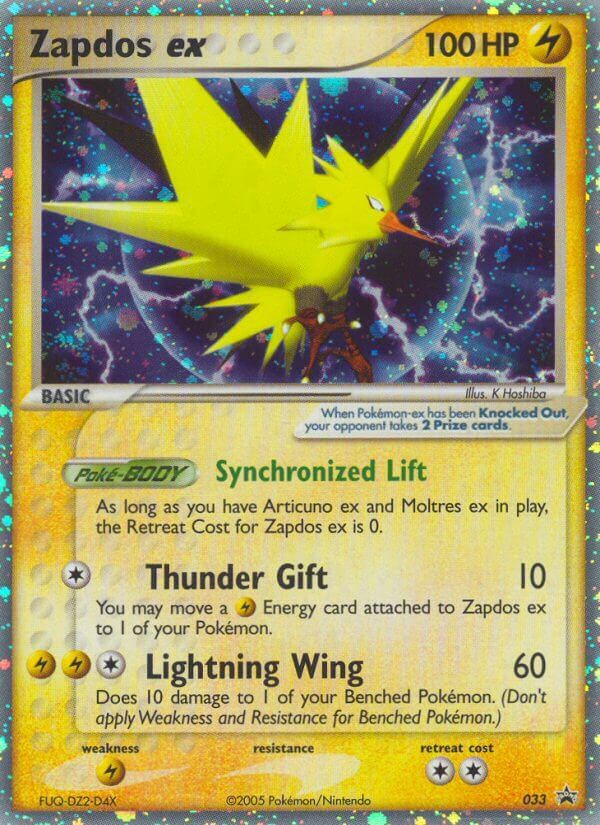 Zapdos ex (033) [Nintendo: Black Star Promos] | Dumpster Cat Games