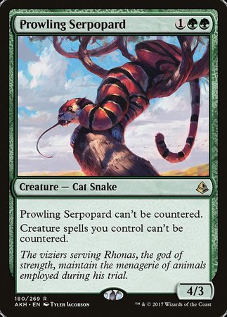 Prowling Serpopard [Amonkhet] | Dumpster Cat Games