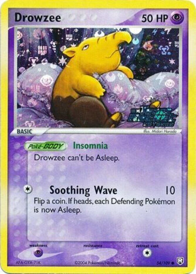 Drowzee (54/109) (Stamped) [EX: Team Rocket Returns] | Dumpster Cat Games