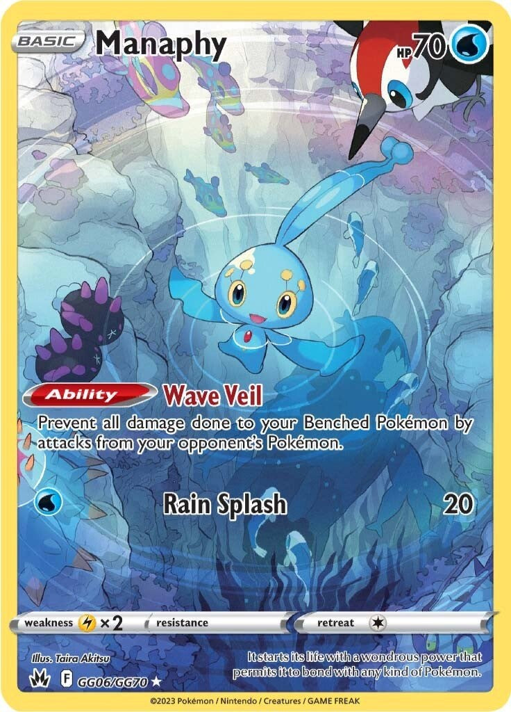 Manaphy (GG06/GG70) [Sword & Shield: Crown Zenith] | Dumpster Cat Games