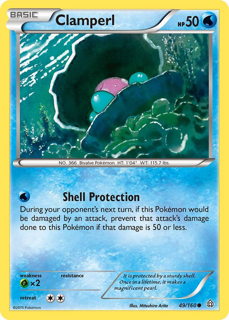 Clamperl (49/160) [XY: Primal Clash] | Dumpster Cat Games