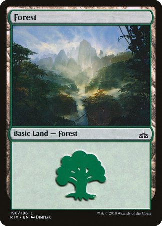 Forest [Rivals of Ixalan] | Dumpster Cat Games