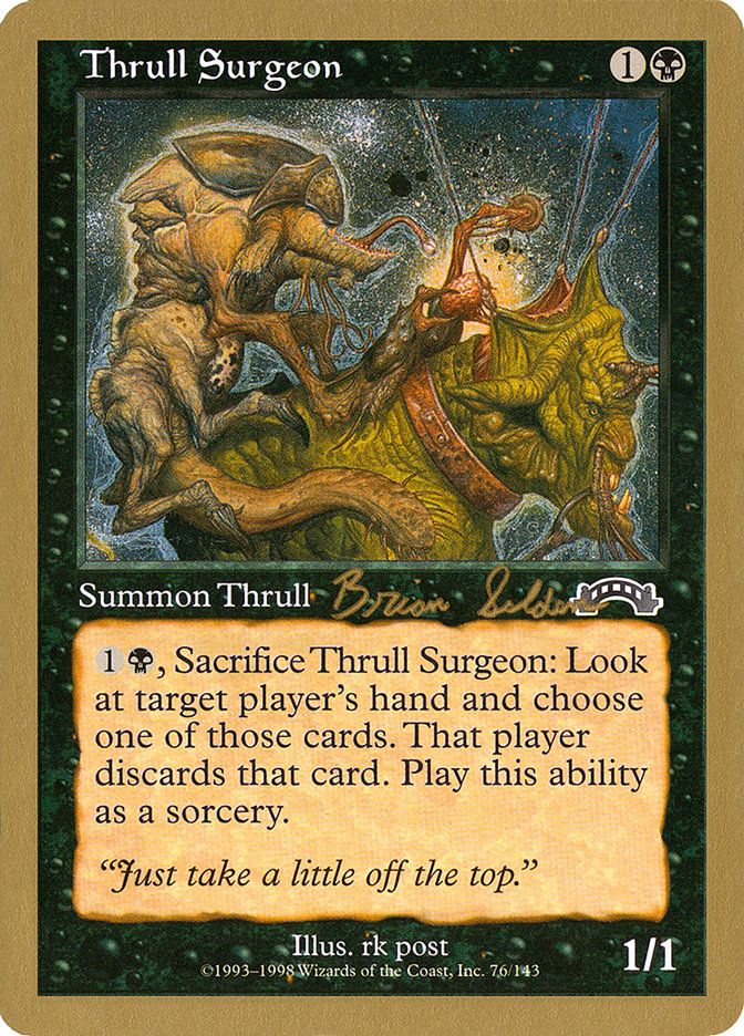 Thrull Surgeon (Brian Selden) [World Championship Decks 1998] | Dumpster Cat Games