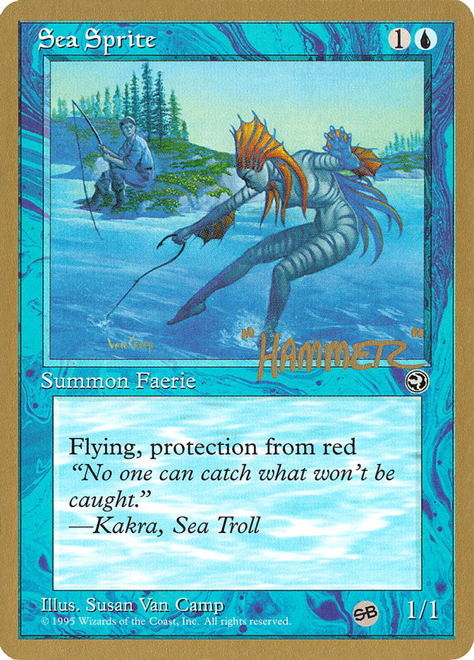 Sea Sprite (Shawn "Hammer" Regnier) (SB) [Pro Tour Collector Set] | Dumpster Cat Games