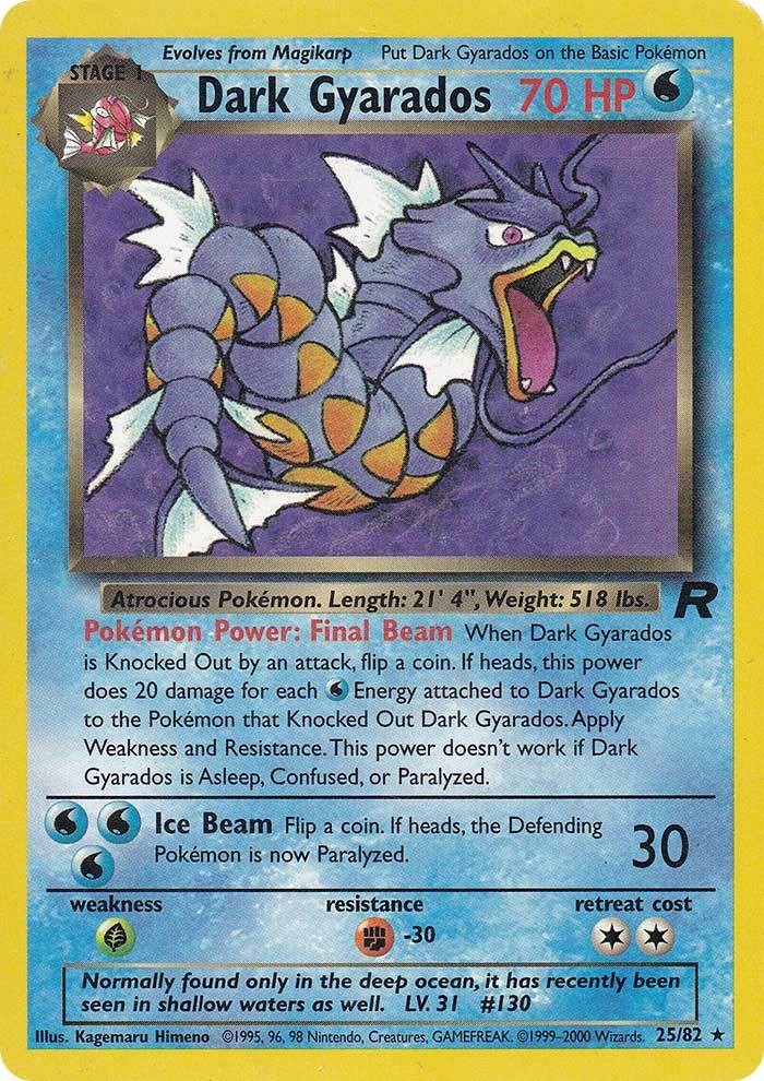 Dark Gyarados (25/82) [Team Rocket Unlimited] | Dumpster Cat Games