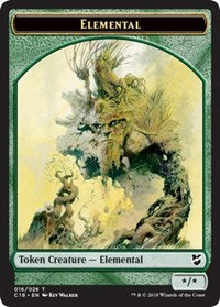 Elemental // Thopter (026) Double-sided Token [Commander 2018 Tokens] | Dumpster Cat Games