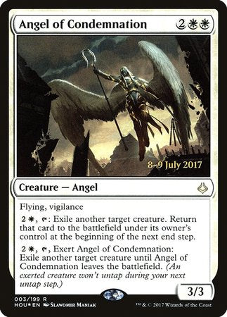 Angel of Condemnation [Hour of Devastation Promos] | Dumpster Cat Games