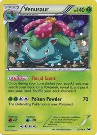 Venusaur (3/108) (Cosmos Holo) (Blister Exclusive) [Black & White: Dark Explorers] | Dumpster Cat Games