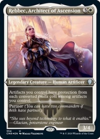 Rebbec, Architect of Ascension (Foil Etched) [Commander Legends] | Dumpster Cat Games