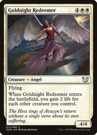 Goldnight Redeemer [Duel Decks: Blessed vs. Cursed] | Dumpster Cat Games