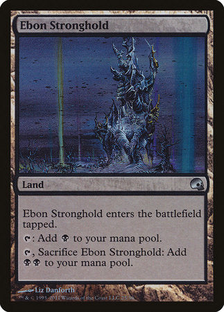 Ebon Stronghold [Premium Deck Series: Graveborn] | Dumpster Cat Games