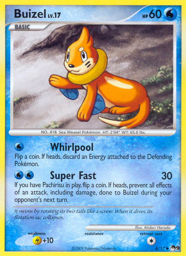 Buizel (6/17) [POP Series 9] | Dumpster Cat Games