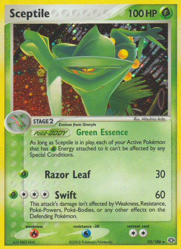 Sceptile (10/106) [EX: Emerald] | Dumpster Cat Games