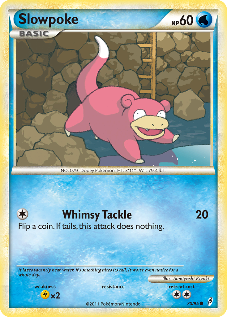 Slowpoke (70/95) [HeartGold & SoulSilver: Call of Legends] | Dumpster Cat Games