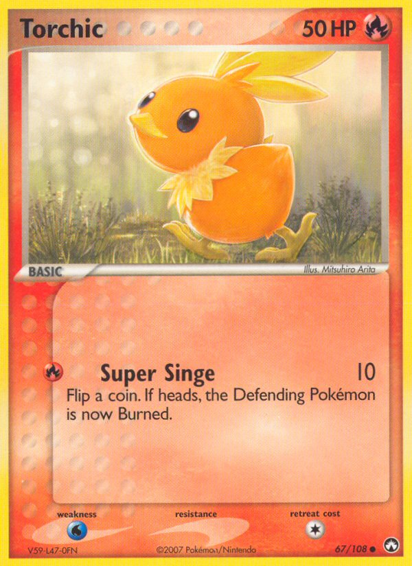 Torchic (67/108) [EX: Power Keepers] | Dumpster Cat Games