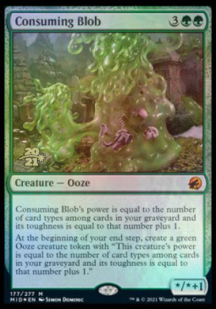 Consuming Blob [Innistrad: Midnight Hunt Prerelease Promos] | Dumpster Cat Games