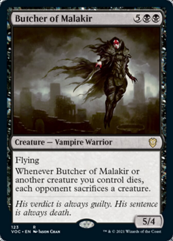 Butcher of Malakir [Innistrad: Crimson Vow Commander] | Dumpster Cat Games