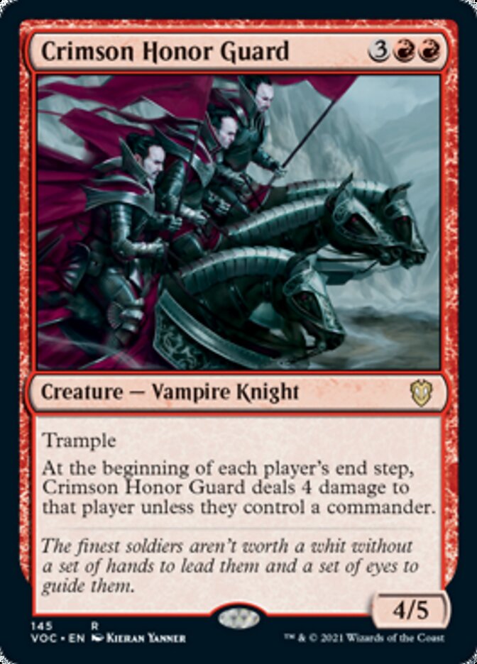 Crimson Honor Guard [Innistrad: Crimson Vow Commander] | Dumpster Cat Games